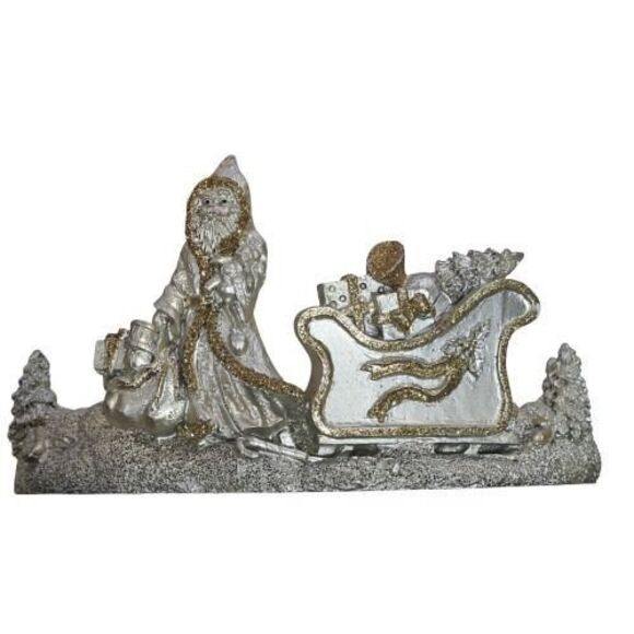 NCE Vintage Santa Christmas Candle Holder Base in Box - Picture 4 of 6